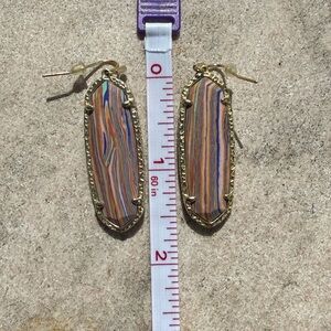 Kendra Scott Gold Multicolor Drop Earrings